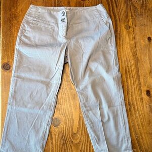 LOFT Light Gray Trousers